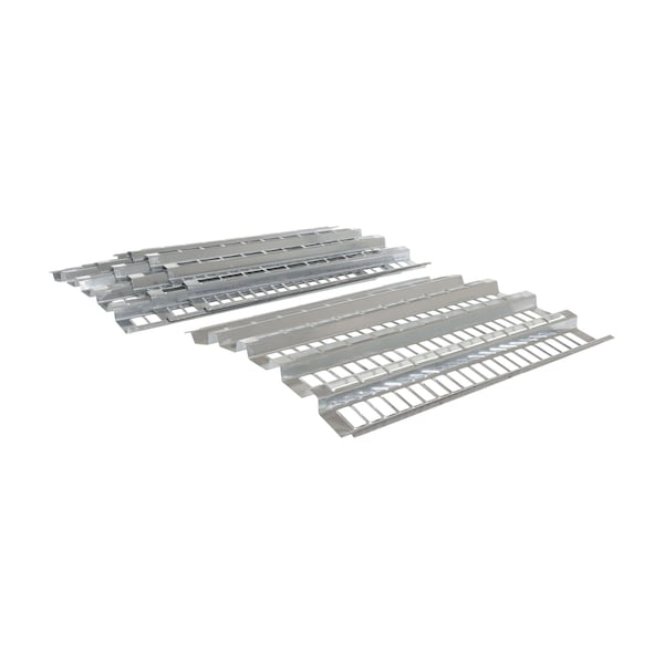 Vestil Open-Area Pallet Rack Decking 38.5"W x 120"L Gray Galvanized Steel PCH-120 - main